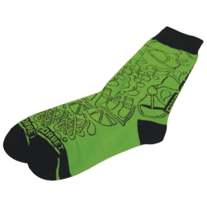 The Clear Lime Sorbet socks