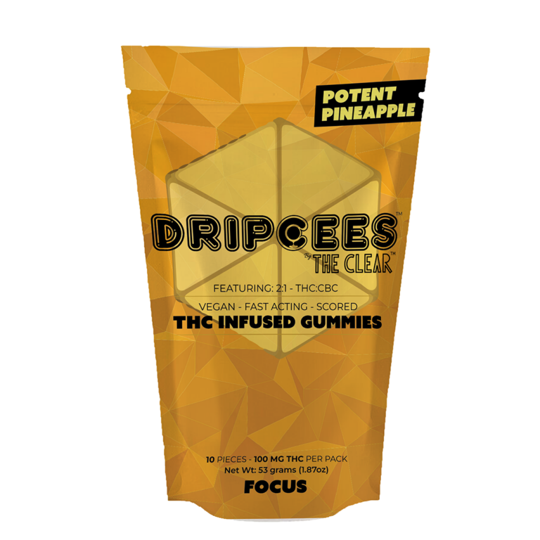 Dripcees gummies Focus Pineapple
