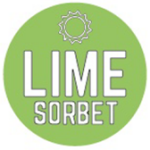 TWAX Lime Sorbet Flavor sticker