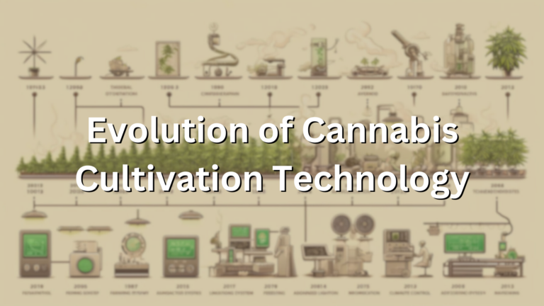 evolution of cannabis cultivation technology