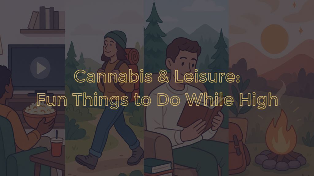 Things to do while high, cannabis and leisure blog