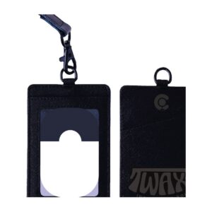 Black TWAX badge holder